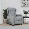 Image de vidaXL Fauteuil électrique de massage - Gris Clair