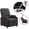 Image de VidaXL Fauteuil inclinable - Gris foncé