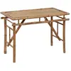 Image de vidaXL Table de jardin pliable bambou