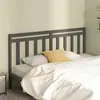 Image de vidaXL tête de lit 206 cm - Gris