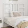 Image de vidaXL Tête de lit Bois massif de pin Blanc 106x4x100 cm