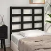 Image de vidaXL Tête de lit Bois Noir