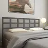 Image de vidaXL Tête de lit - Gris 205,5x4x100 cm