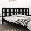 Image de vidaXL tête de lit 205,5 cm - Noir