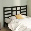 Image de vidaXL Tête de lit 146x4x104 cm - Noir