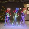 Image de vidaXL Figurine des trois rois LED 99.5 cm - Multicolore