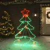 Image de vidaXL Figurine d'arbre de Noël LED 144 - 88x56 cm