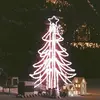 Image de vidaXL Arbre Pliable LED Blanc Chaud