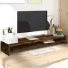 Image de vidaXL Support moniteur - Chêne fumé