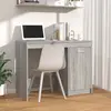 Image de VidaXL Bureau Sonoma Gris 100x50x76 cm