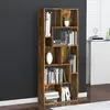 Image de vidaXL Bibliothèque - Chêne fumé
