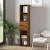 Image de vidaXL Bibliothèque - Chêne fumé