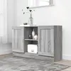 Image de vidaXL Buffet Sonoma gris Bois d'ingénierie - 120x30,5x70 cm