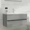 Image de vidaXL Armoire d'évier sonoma gris avec tiroir