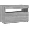 Image de vidaXL - Meuble TV LED - Sonoma gris
