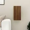 Image de vidaXL Meuble TV suspendu Chêne marron 30,5x30x60 cm