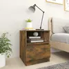 Image de vidaXL Tables de Chevet Chêne Fumé
