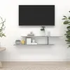 Image de vidaXL Étagère TV murale 125x18x23 cm - Sonoma gris