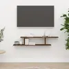 Image de VidaXL Étagère TV murale - Chêne marron