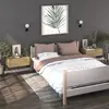 Image de VIDAXL Lot de 2 Tables Chevet Murales Chêne Sonoma