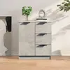 Image de vidaXL Buffet Gris Béton