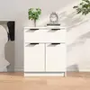 Image de vidaXL Buffet Blanc 70 cm - Bois d'ingénierie
