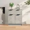 Image de VIDAXL Buffet - Gris béton 60x30x70 cm bois d'ingénierie