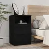Image de VIDAXL vidaXL table de chevet - Noir