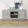 Image de vidaXL Meuble TV Gris béton