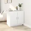 Image de vidaXL Buffet 80x40x75 - Blanc
