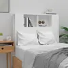 Image de vidaXL Armoire de tête de lit - Blanc