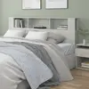 Image de vidaXL Armoire de tête de lit - Gris Béton