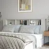 Image de vidaXL Armoire de tête de lit - Gris béton
