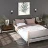 Image de VIDAXL vidaXL Tables de chevet murales 2 pcs - Chêne fumé