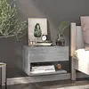 Image de vidaXL Table de chevet murale sonoma gris