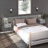 Image de VidaXL Tables de chevet murales - Sonoma Gris