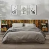 Image de VidaXL Tables de chevet murales 2 pcs - Chêne fumé