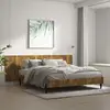 Image de vidaXL Tête de Lit Murale - Chêne Fumé