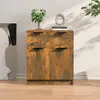 Image de vidaXL Buffet - Chêne fumé
