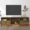 Image de vidaXL Meuble TV - Chêne fumé