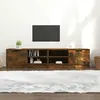 Image de vidaXL Meubles TV 2 pcs Chêne Fumé