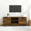 Image de vidaXL Meuble TV Chêne fumé 102 cm