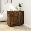 Image de vidaXL Buffet - Chêne fumé