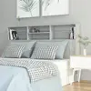 Image de VidaXL Armoire de tête de lit - Sonoma gris