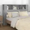 Image de vidaXL Armoire de tête de lit - Sonoma gris 160 cm
