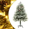 Image de vidaXL Sapin de Noël pré-éclairé 150 cm