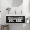 Image de VidaXL Cadre Lavabo Mural - Noir