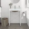 Image de vidaXL Cadre de lavabo - Blanc