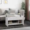 Image de VidaXL Table basse 102x52.5 cm - Blanc