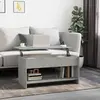 Image de vidaXL Table basse gris béton